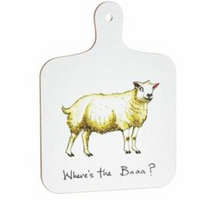 Mini Chopping Board- "Where's the Baaa?"