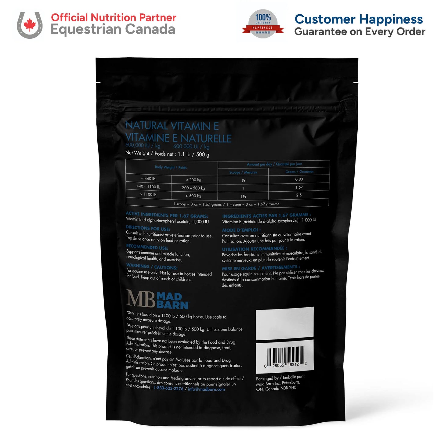 Mad Barn Natural Vitamin E Powder 500g