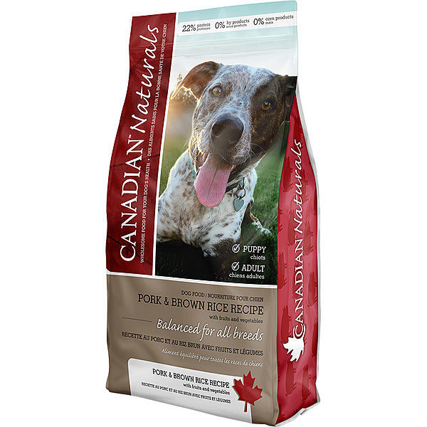 Canadian Naturals Pork & Brown Rice 30lb