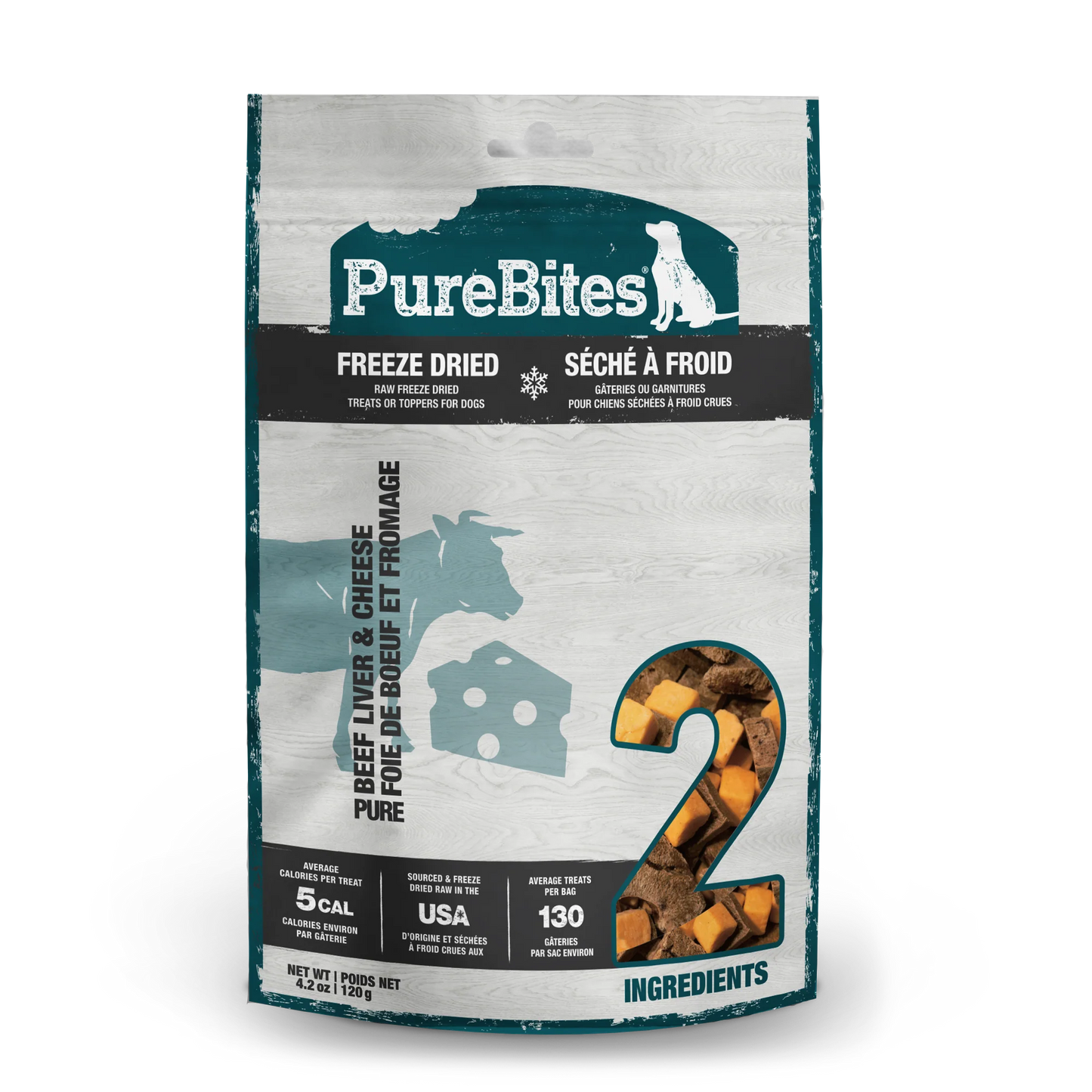 Purebites Beef & Cheese 120gm