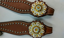 Headstall w/ Spots & Topaz Crystals