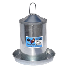 Galvanized Poultry Drinker 3qt