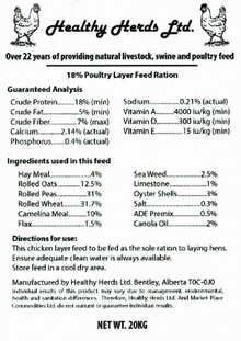 Healthy Herds (18%) Poultry Layer 20kg