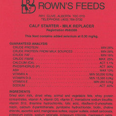 Calf Milk Replacer, Starter (Red tag)