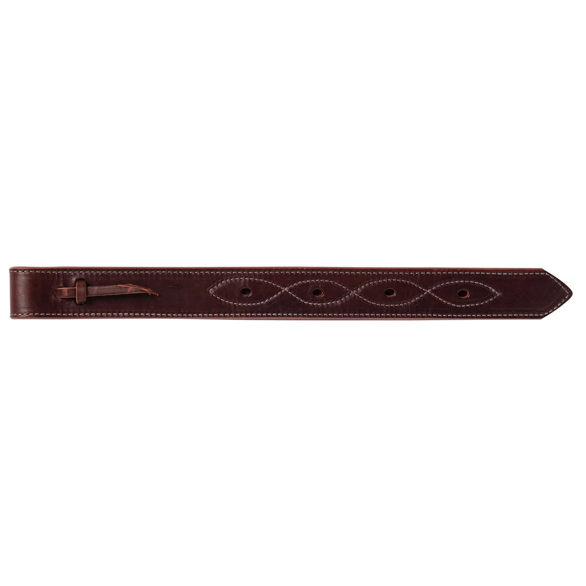 Weaver Burgundy Latigo Off Billet Doubled and Figure 8 Stitching