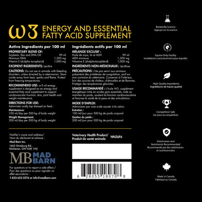 Mad Barn W-3 Oil 5 L