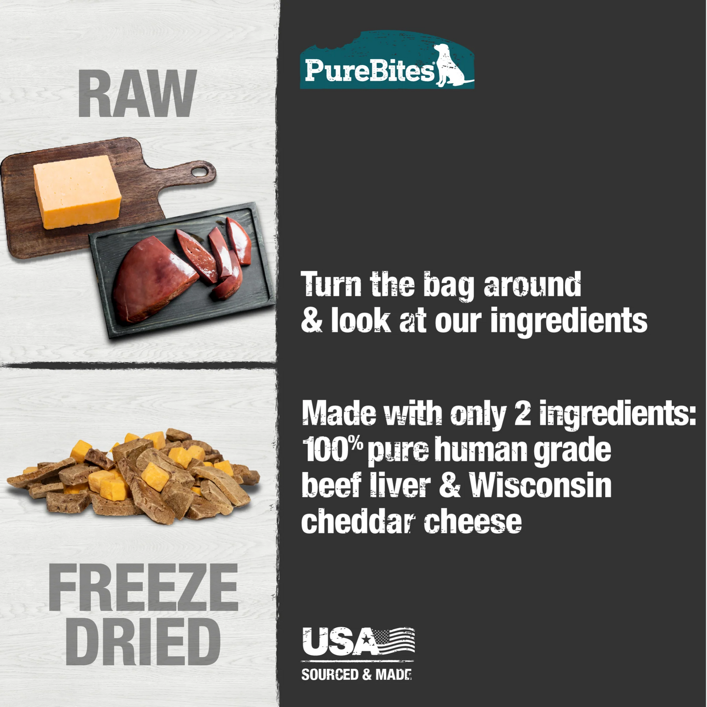 Purebites Beef & Cheese 120gm