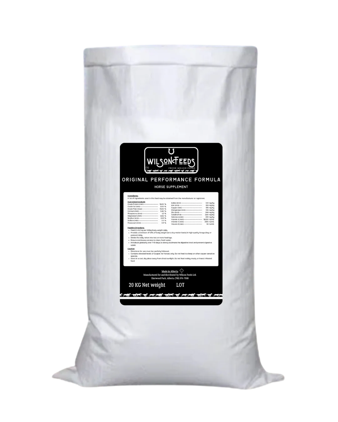Wilson Feeds Original Performance Formula 20kg