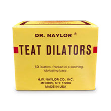 Dr. Naylor Teat Dilators - 40 count