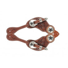 Floral Carved Spur Straps